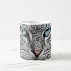 Blue Cat Eyes Coffee Mag Kaffeetasse