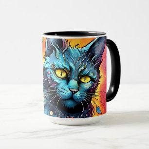 Blue Cat I Tasse