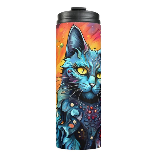 Blue Cat I Thermosbecher (Vorderseite)