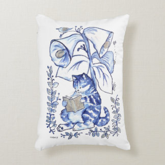 Blue Cat lesen Dekokissen