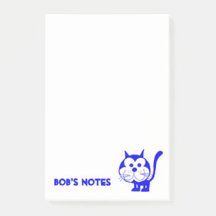Blue Cat Post-It-Notes Post-it Klebezettel