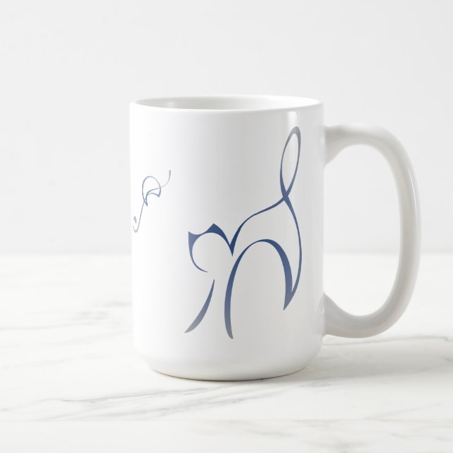 Blue Cat Tasse (Rechts)