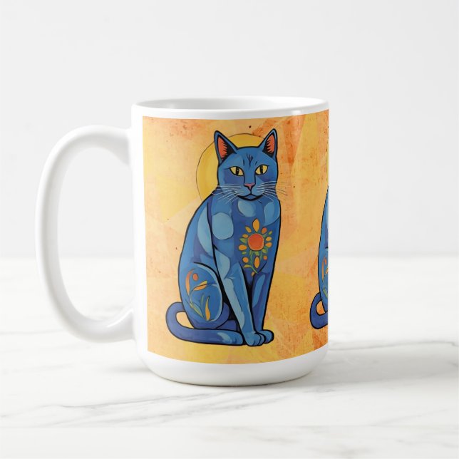 Blue Cat Tasse (Links)