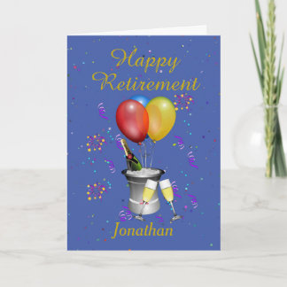 Blue Celebration Card Karte