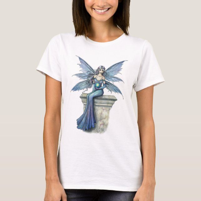 Blue Celeste Gothic Fairy T Shirt (Vorderseite)