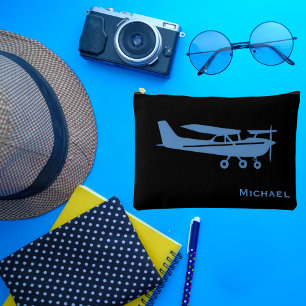 Blue Cessone Pilot Luftfahrt Zollamt Zubehörtasche