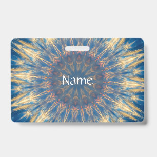 Blue Chakra Kaleidoskop Thunder_Cove Ausweis