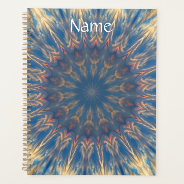 Blue Chakra Kaleidoskop Thunder_Cove Planer (Vorderseite)
