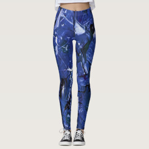 Blue Chaos Leggings