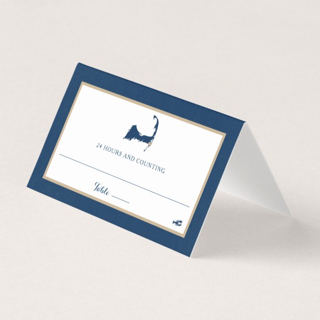 Blue Chatham Cape Cod Wedding Seating (Vorderseite)