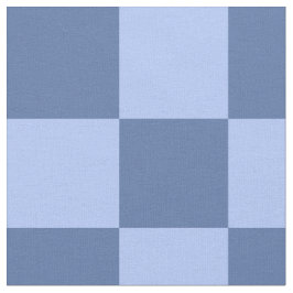 Blue Checkered Pattern Stoff