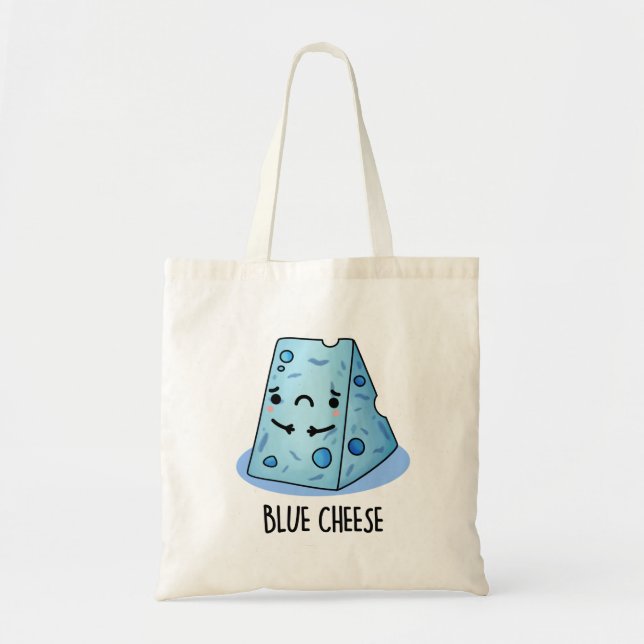 Blue Cheese Funny Sad Pun Tragetasche (Vorne)