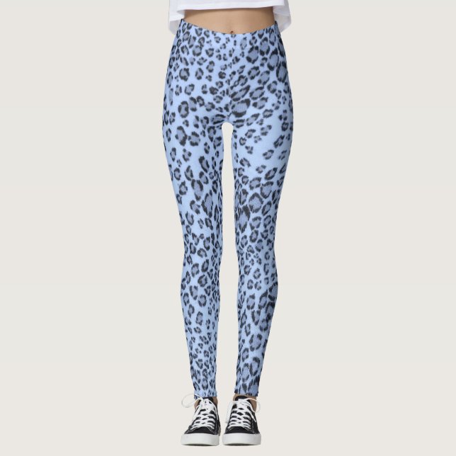 BLUE CHEETAH LEGGINGS (Vorderseite)