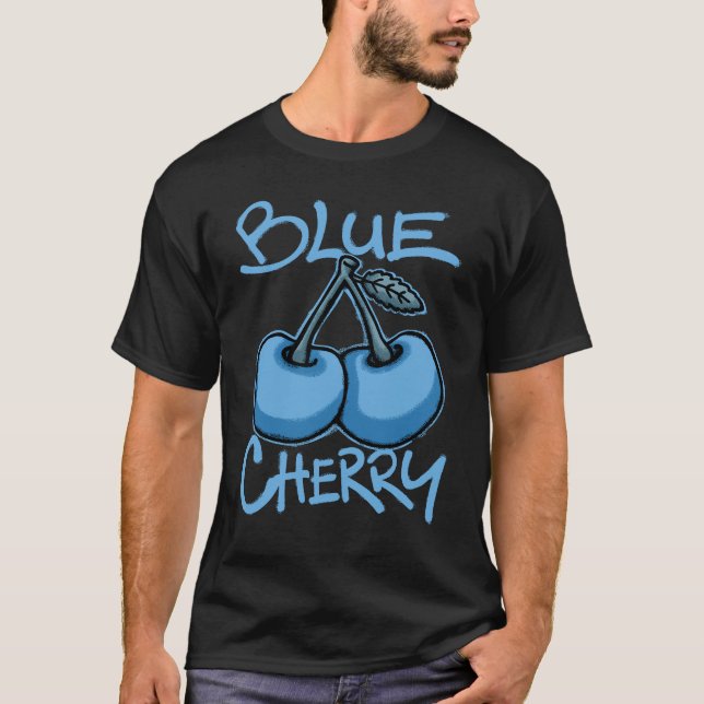 Blue Cherry streetwear T-Shirt (Vorderseite)