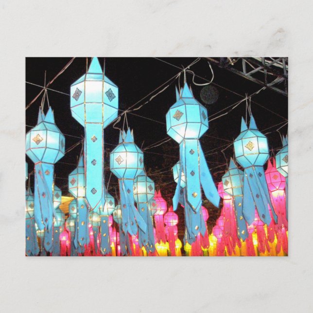 Blue Chiang Mai Postkarte (Vorderseite)