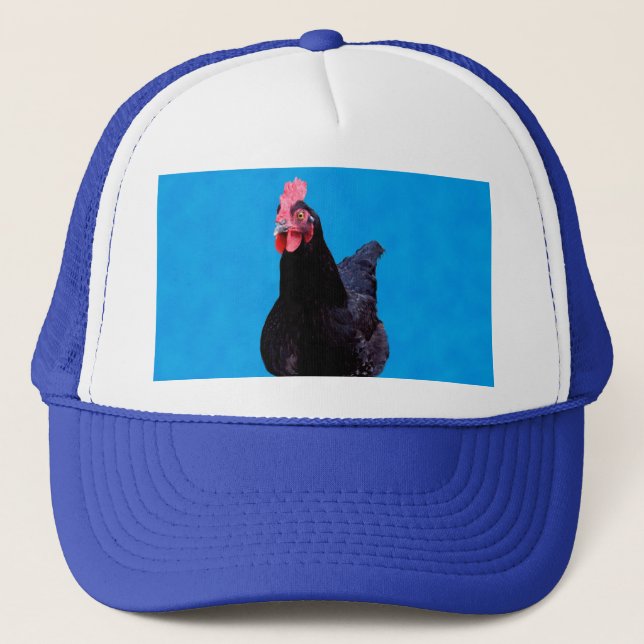 Blue Chicken Strut, Hat Truckerkappe (Vorderseite)