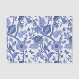 Blue Chinoiserie Design Seidenpapier