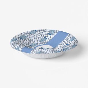 Blue Chinoiserie Hand Painted Ginger Jar Jars Bowl Pappteller