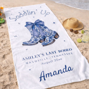 Blue Chinoiserie Settecentesimo Junggeselinnen-Abs Strandtuch