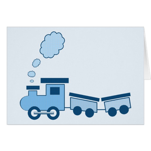 Blue Choo Choo Train (Vorderseite (Horizontal))