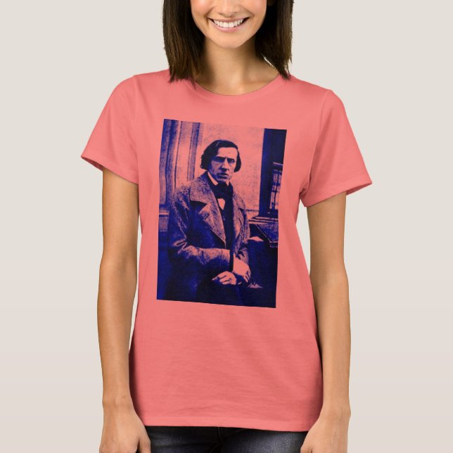 Blue Chopin T-Shirt (Vorderseite)