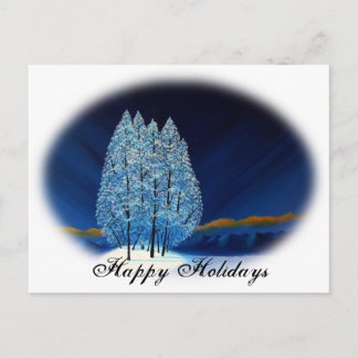 Blue Christmas #6 Feiertagspostkarte