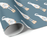 Blue Christmas Gnome Weihnachtsfeiertag Geschenkpapier<br><div class="desc">Lassen Sie sich mit diesem niedlichen Weihnachtsgnomverpackungspapier auf coolem,  blauen Hintergrund verwöhnen. Ideal für Weihnachten,  Feiertage,  Geburtstage,  Erntedank,  Babyduschen,  Brautpartys und alle anderen besonderen Anlässe.</div>