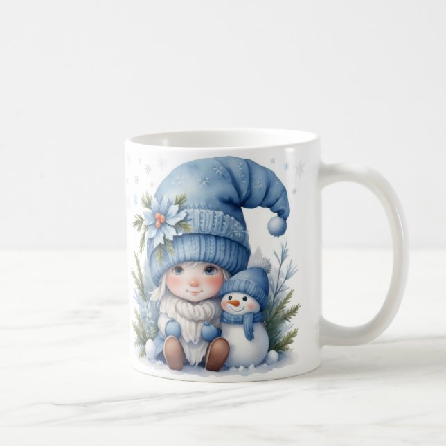 Blue Christmas - Little Elf Kaffeetasse (Rechts)
