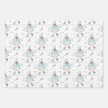 Blue Christmas Little Girl