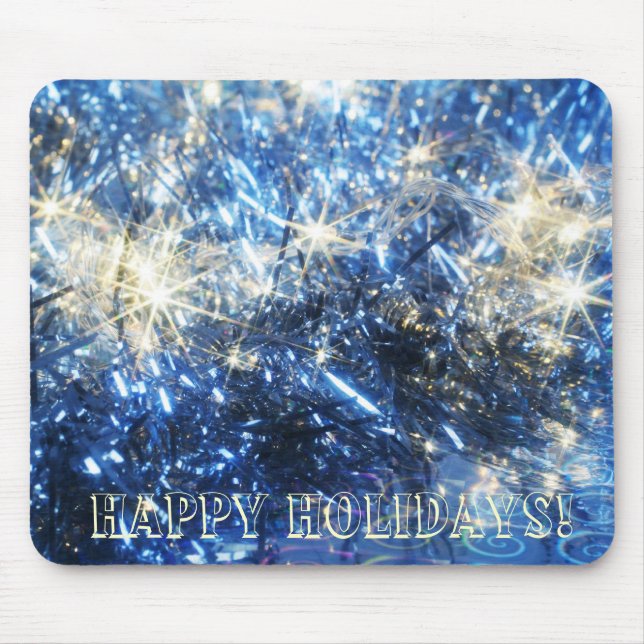 Blue Christmas Mousepad (Vorne)