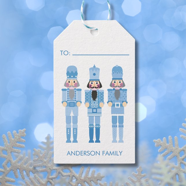 BLUE CHRISTMAS NUTCRACKER GESCHENKANHÄNGER (Von Creator hochgeladen)