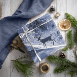 Blue Christmas Pattern#13 ID1009 Geschenkpapier<br><div class="desc">Wenn Sie sich fragen, welche Farbkombinationen Sie für Ihre Weihnachtsdekoration und Geschenkartikel in diesem Jahr auswählen sollten, habe ich Sammlungen von aufeinander abgestimmten Mustern erstellt, um das Leben ein wenig leichter zu machen. Dieses moderne Design mit Aquarellfarben, mit stilisierten Tannen und Rentieren auf schneebedeckten Hügeln, wird hier in einer beeindruckenden...</div>