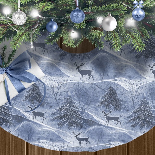 Blue Christmas Pattern#13 ID1009 Polyester Weihnachtsbaumdecke (Von Creator hochgeladen)