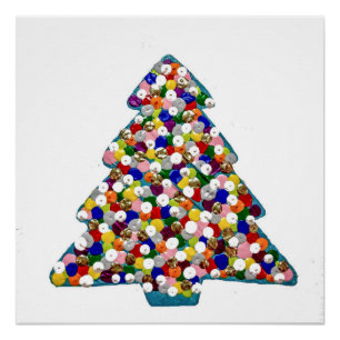 Blue Christmas Perfect Poster