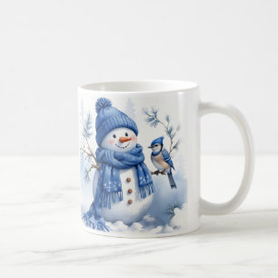 Blue Christmas - Snowman Kaffeetasse