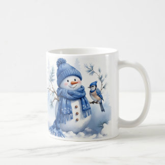 Blue Christmas - Snowman Kaffeetasse