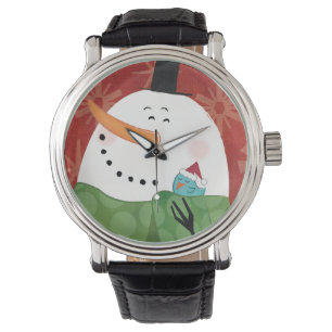 Blue Christmas Tasse mit Dark Cocoa Armbanduhr