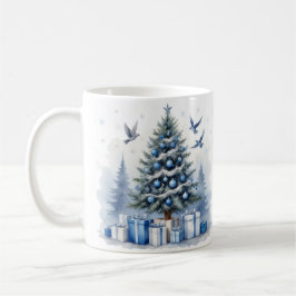 Blue Christmas - Tree Kaffeetasse