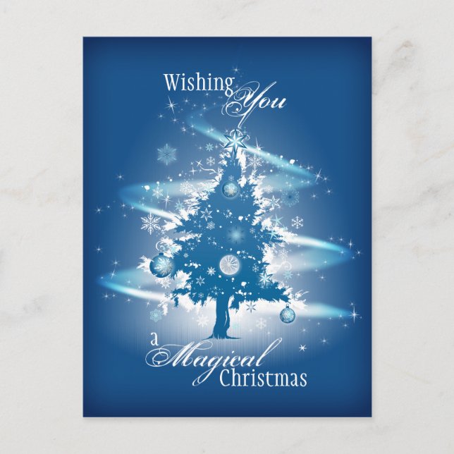 Blue Christmas Tree Weihnachten (Vorderseite)