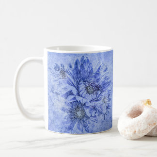 Blue Chrysanthemas Tasse