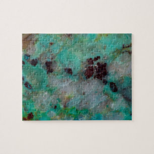 Blue Chrysocolla Jasper Puzzle