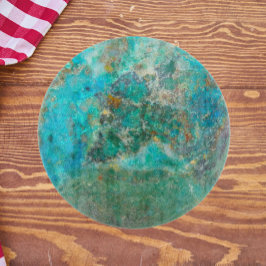 Blue Chrysocolla Mineral Stone Schneidebrett
