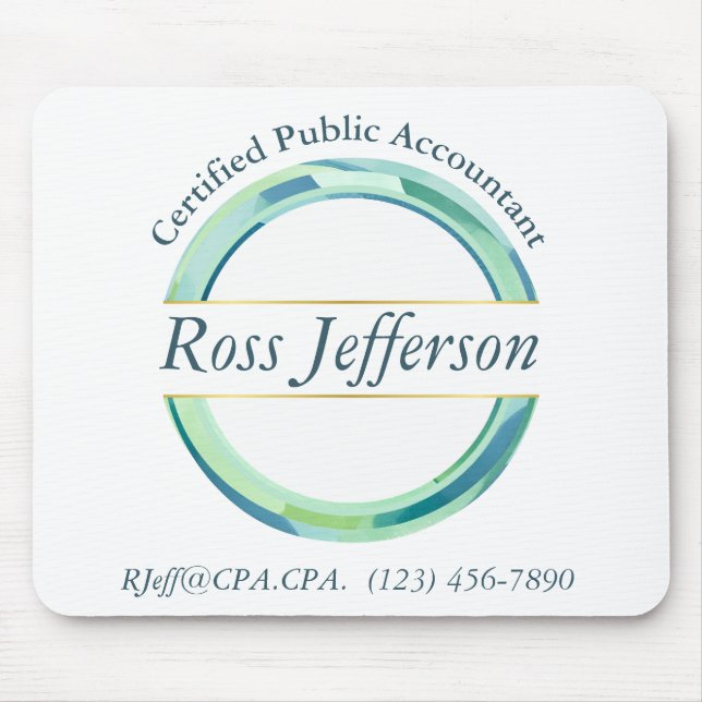 Blue Circle Logo Mousepad (Vorne)