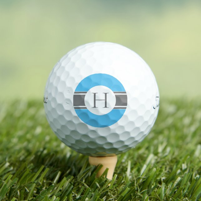 Blue Circle Personalisiert Golf Ball (3) HAMbWG (Insitu T-Shirt)