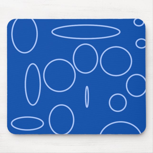 Blue Circles Mousepad (Vorne)