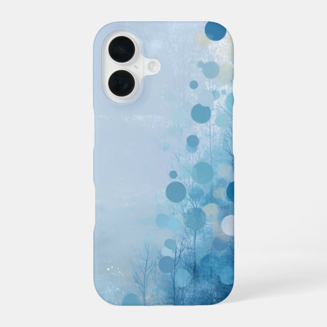 Blue Circles & Trees Case-Mate iPhone-Hülle iPhone 16 Hülle (Rückseite)