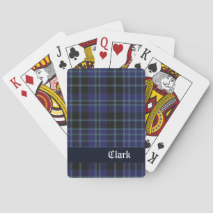 Blue Clark Scottish Kariert Playing Cards Spielkarten