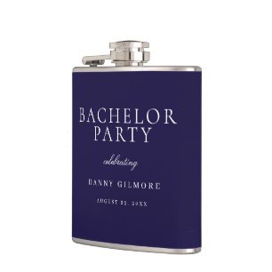 Blue Classic Mens Bachelor Party Geschenk Flachmann