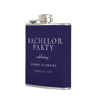 Blue Classic Mens Bachelor Party Geschenk Flachmann