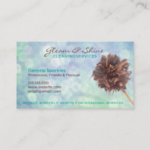 Blue Clearing Services Business Cards Visitenkarte